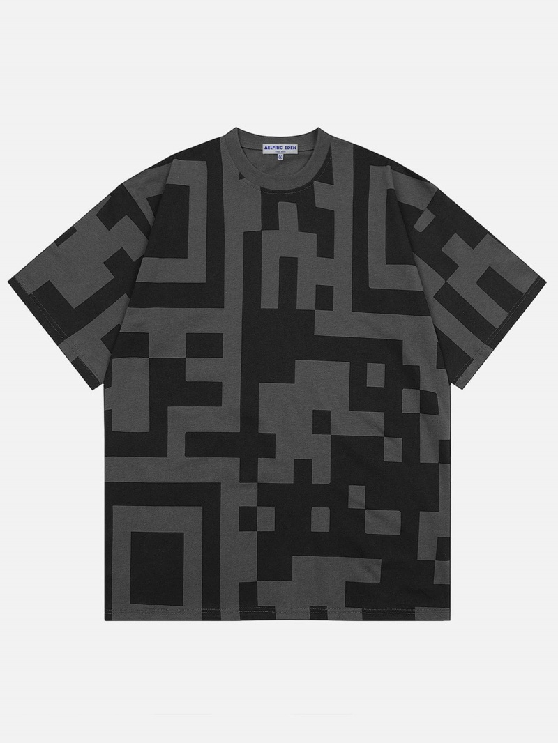 Blanche  T Shirts Aelfric Eden Qr Code Print Tee - KKS-8855747